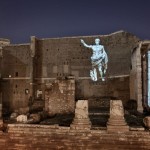 Proiezione su Foro di Augusto